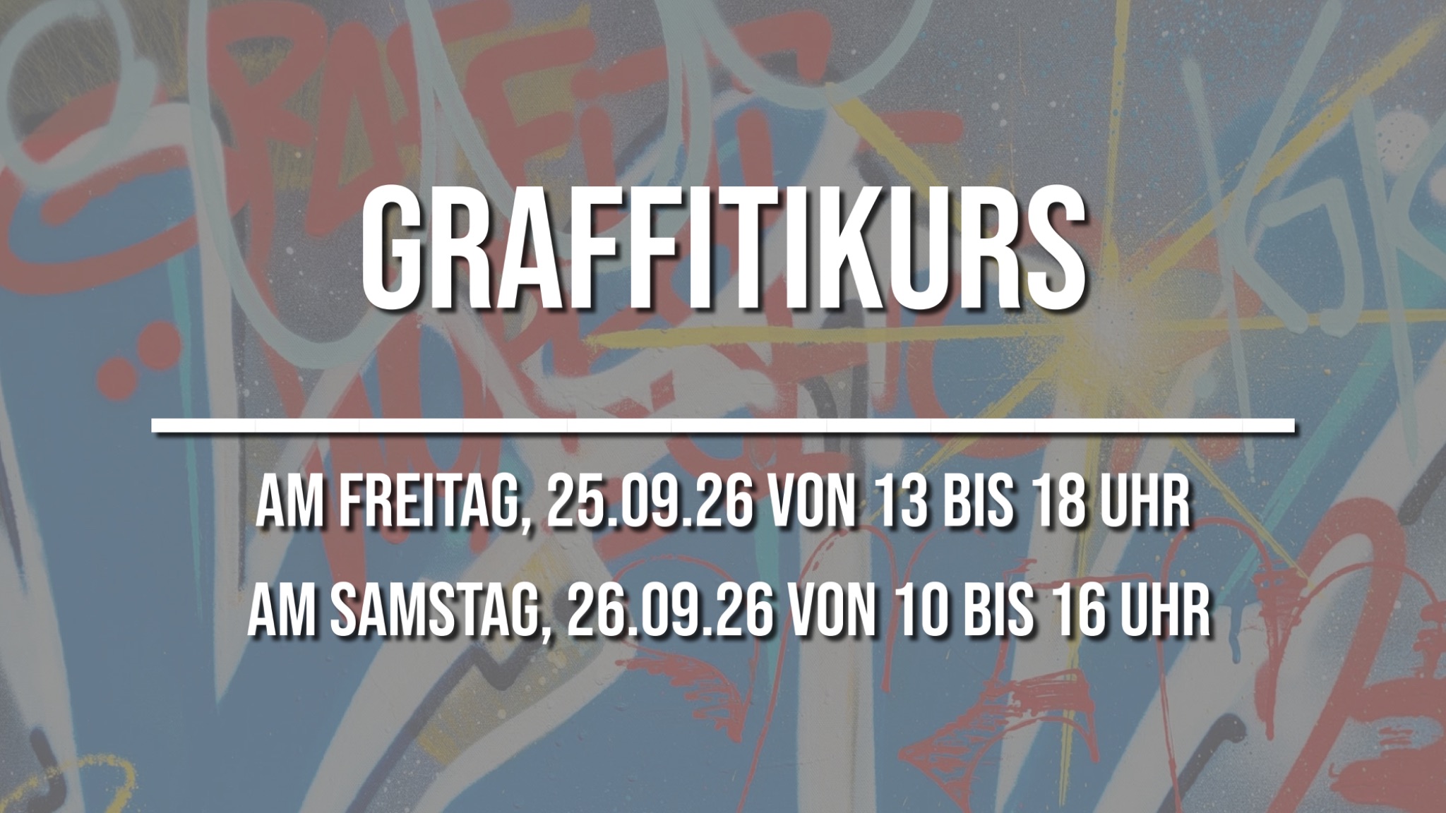 Graffitikurs 2026