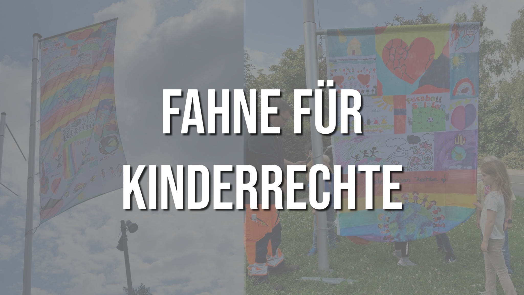 Fahne für Kinderrechte